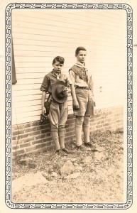 My dad (on the right) and his younger brother, Doug