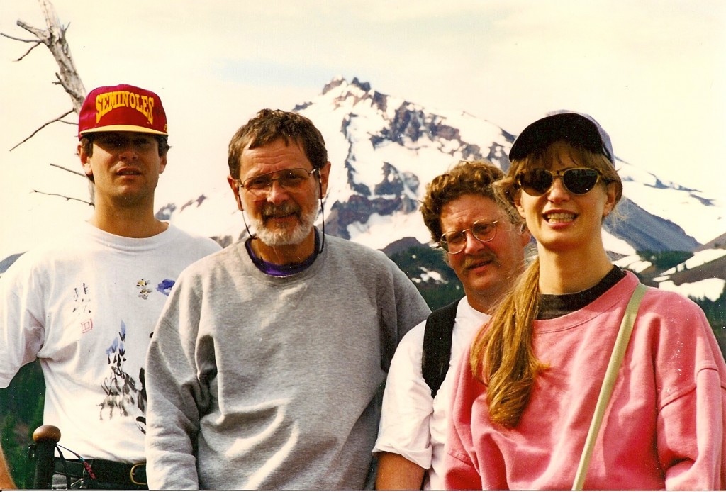 Steve, Dad, Jym, and me