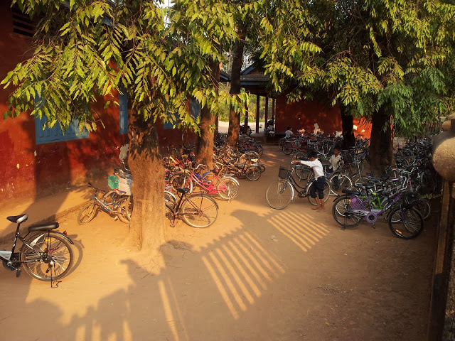 Bike to School Day in Siem Reap - every day