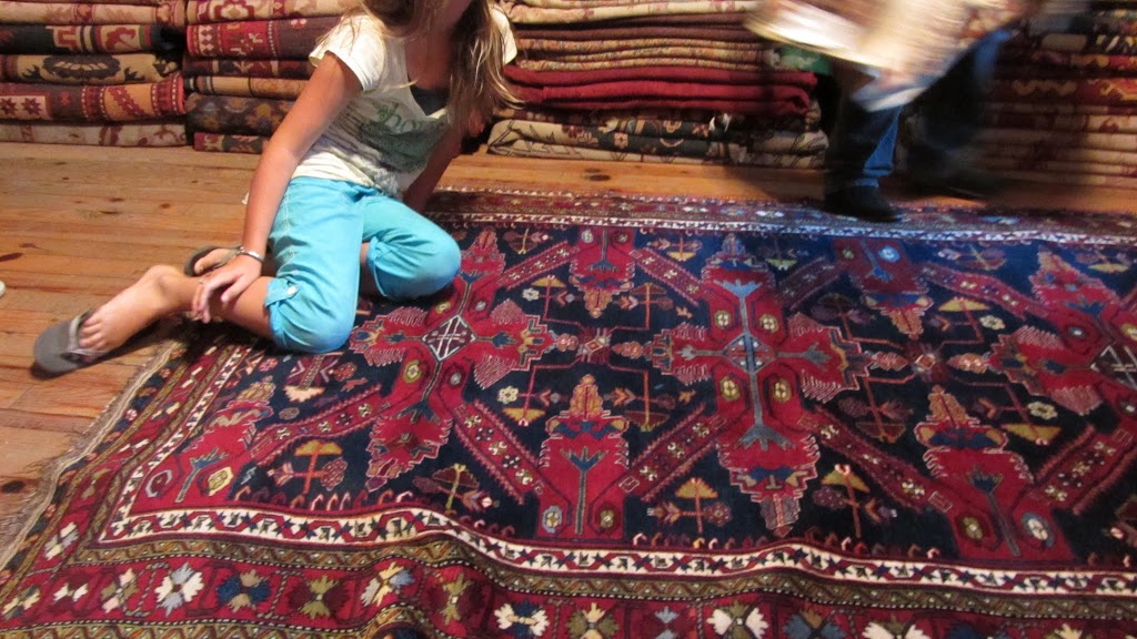 hundreds of rugs in Istanbul